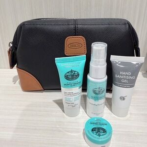 Bric’s Qatar Airways Business Class Amenity Kits- NEW complete set-Monte Vibiano